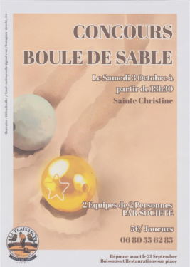 Concours Boule de Sable - Ste Christine