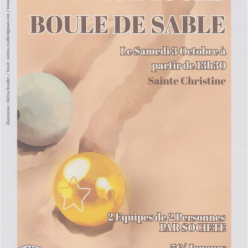 Concours Boule de Sable - Ste Christine